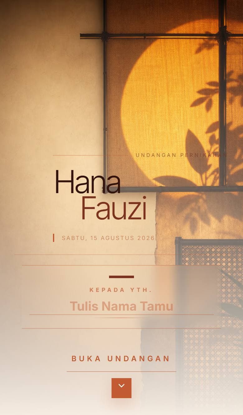 Tampilan template Balinese Sunset