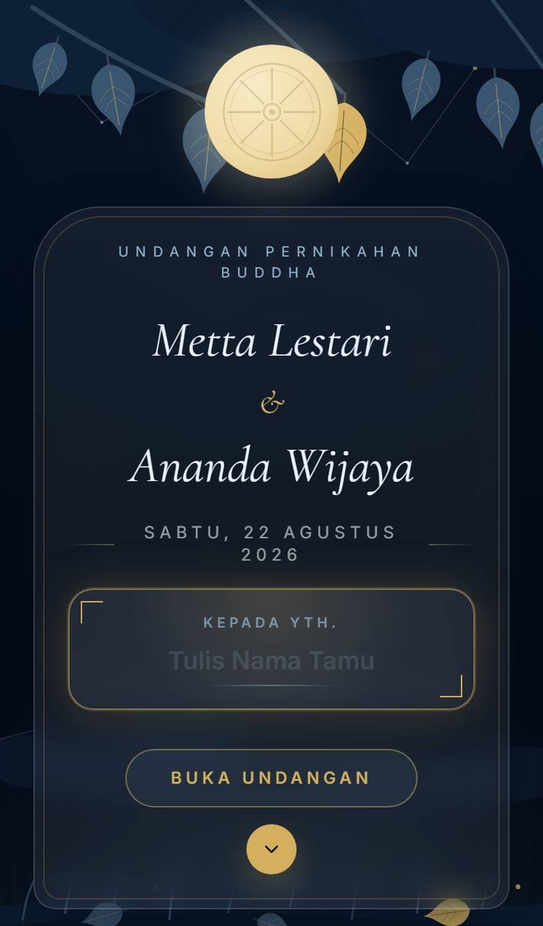 Tampilan template Buddha Dhamma
