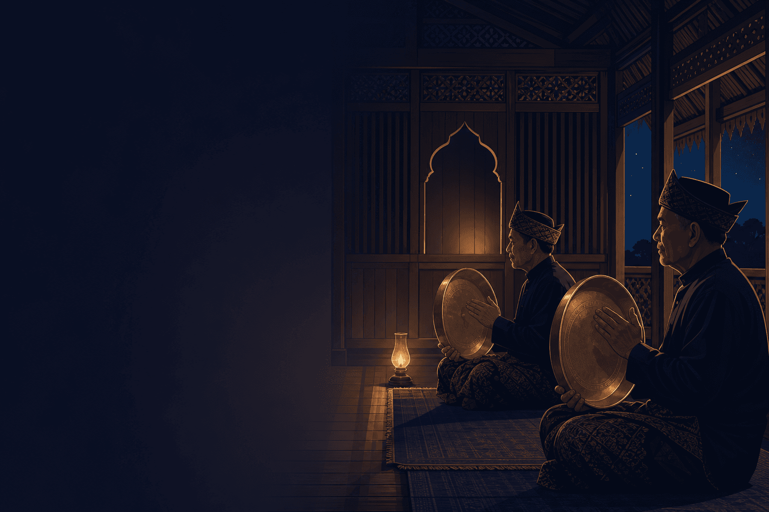 Tampilan template Minang Salawat
