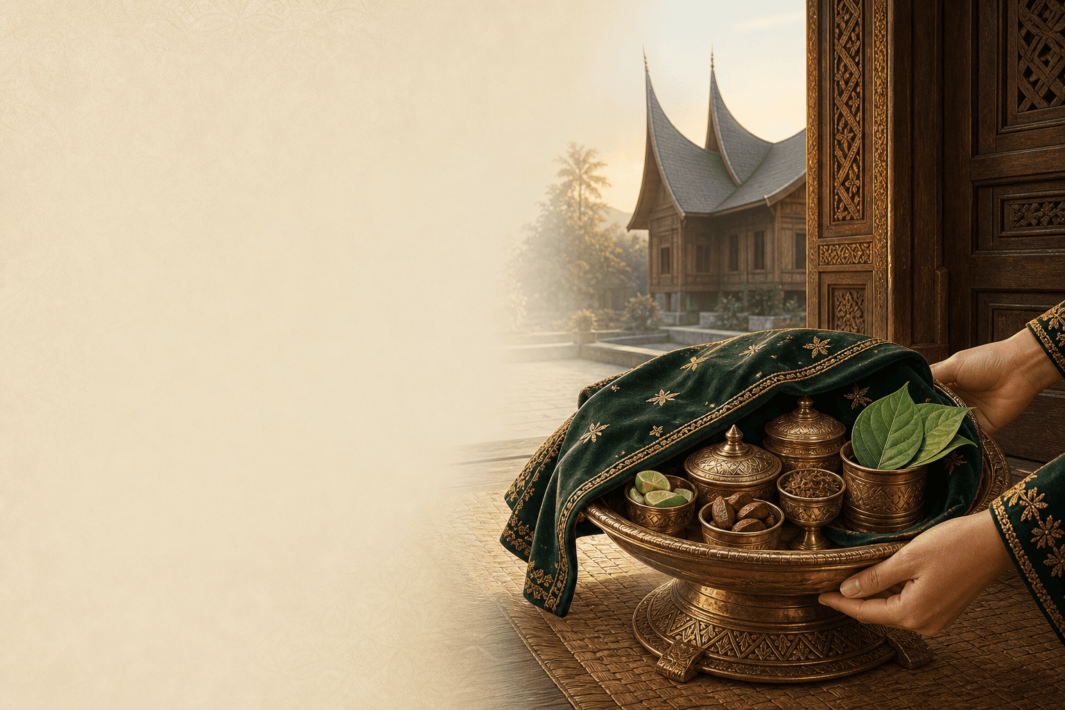 Tampilan template Minang Sirih Pinang