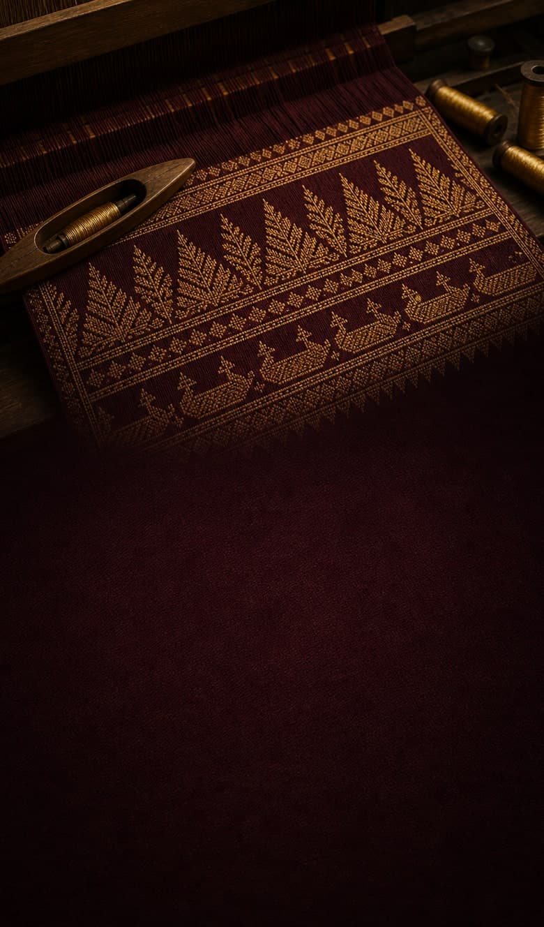 Tampilan template Minang Songket