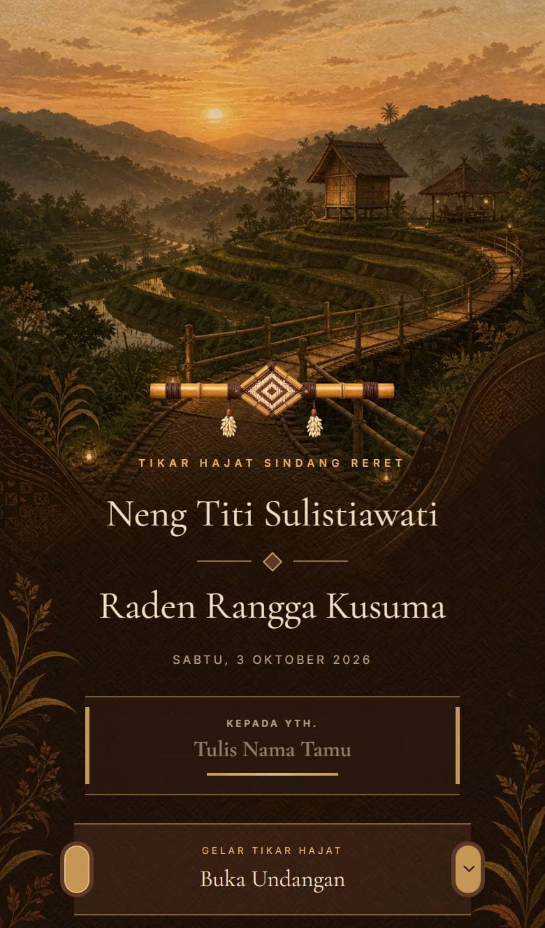 Tampilan template Sunda Sindang Reret